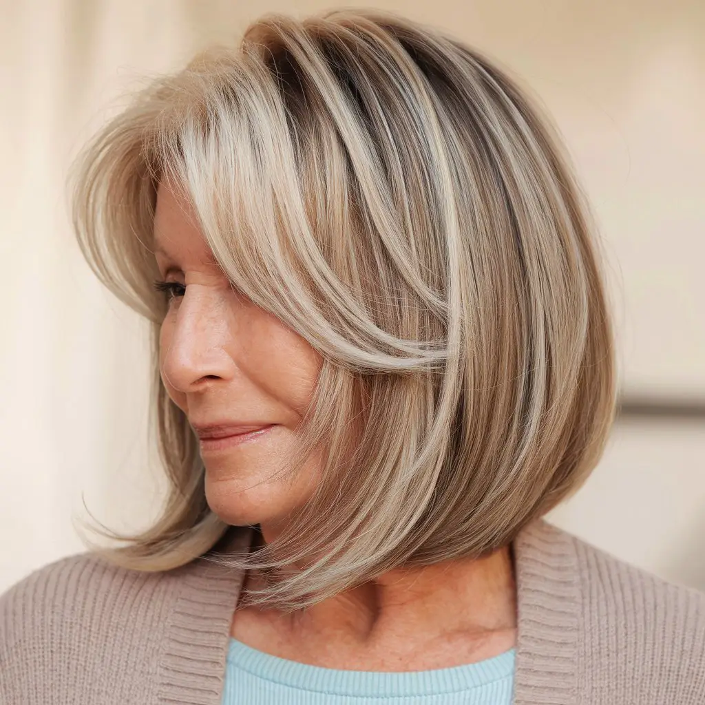  Soft Bob with Highlights