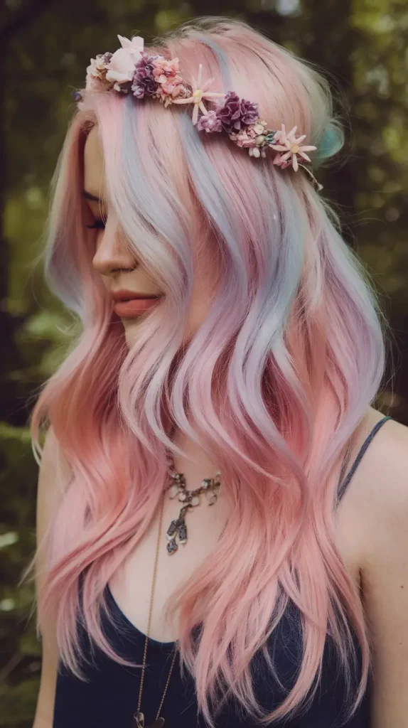 Soft Pastels & Peach Tones