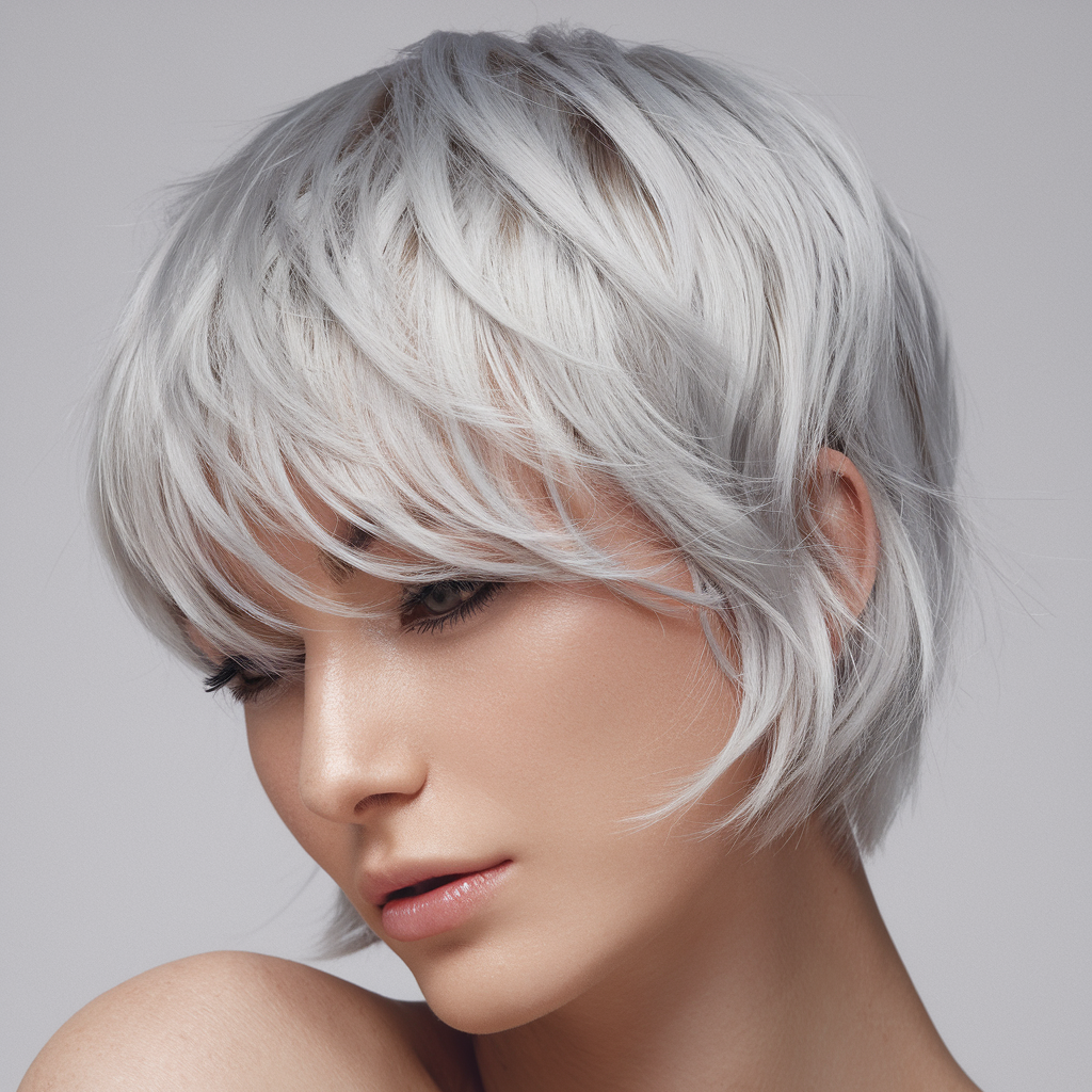 Soft Silver with Light Layers