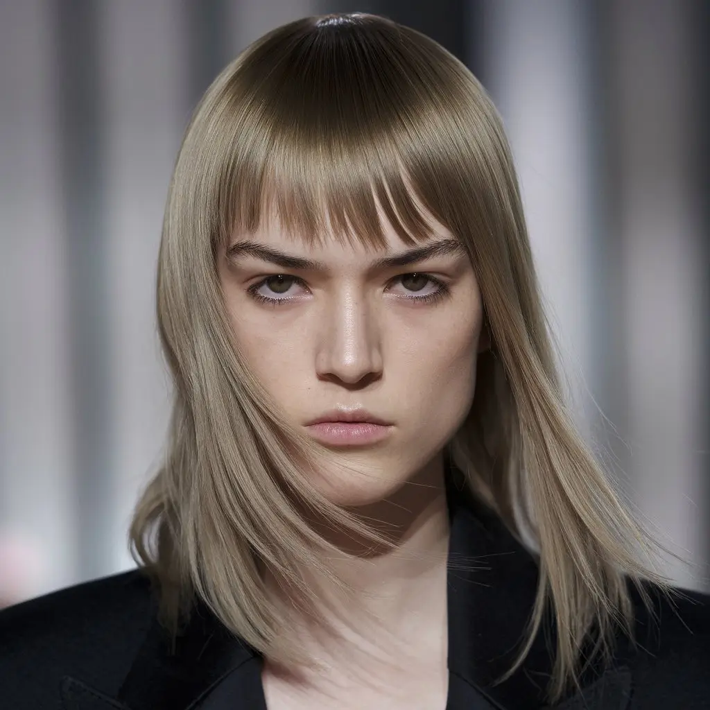 Straight Shag with Pointed Layers