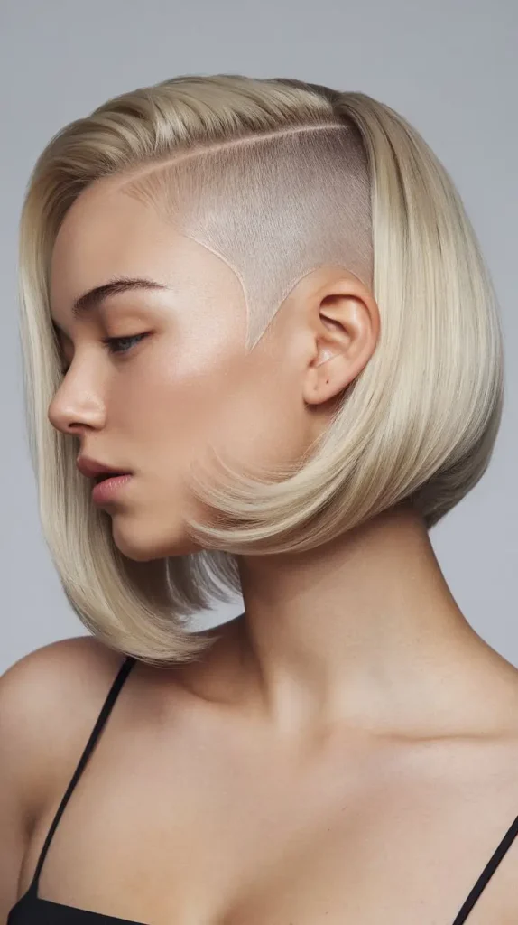 Tapered Undercut Bob
