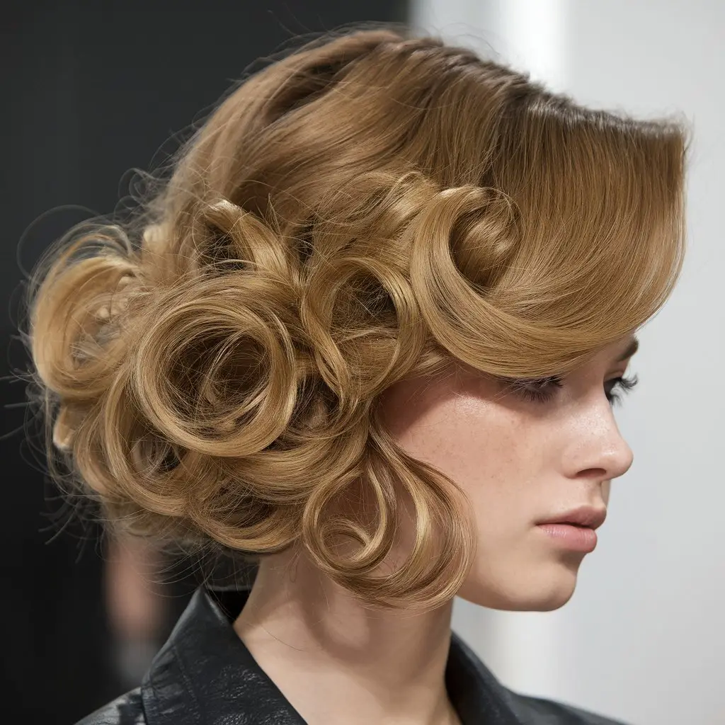 The ‘90s Curled Bob