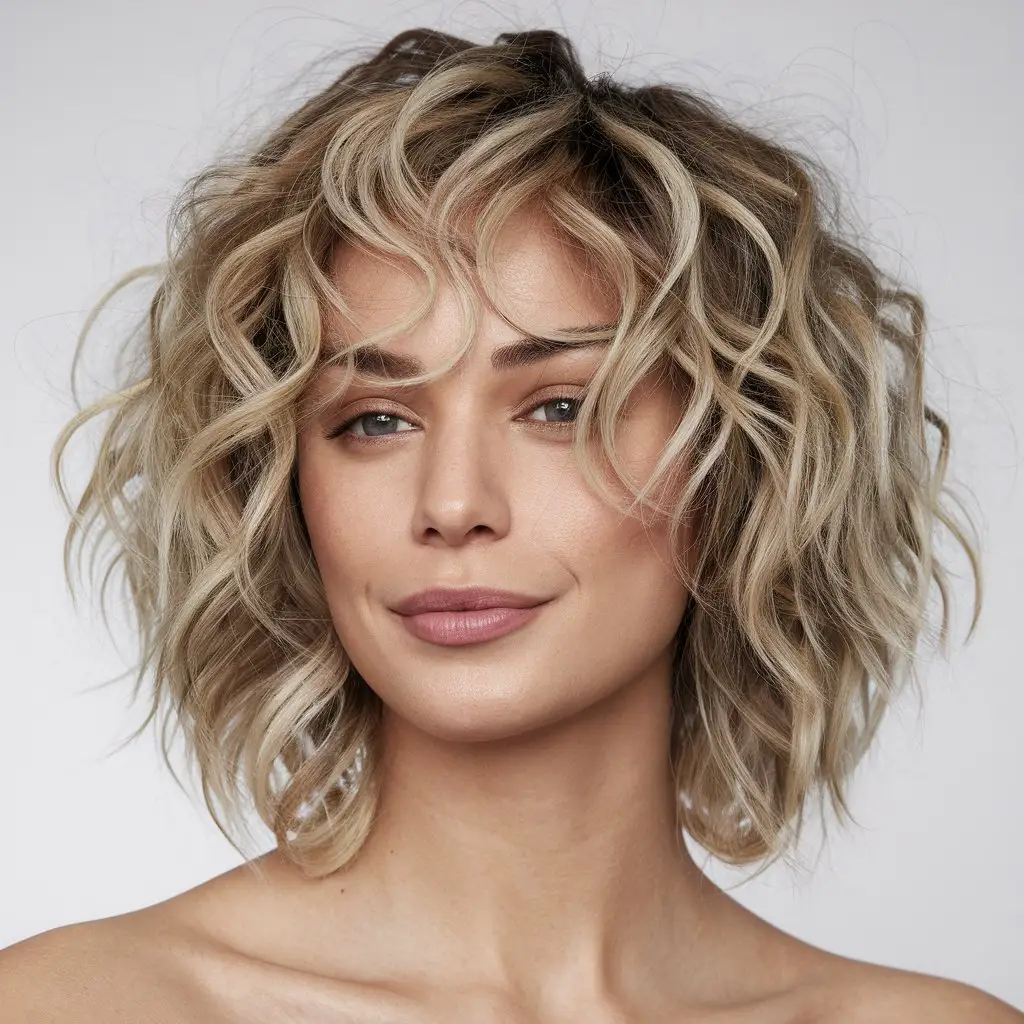 Twisty Curly Shag with Soft Ends