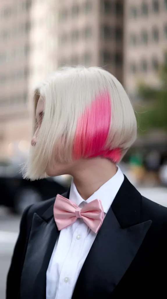 Two-Tone Undercut Bob