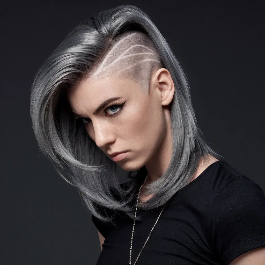 Undercut Kitty Cut