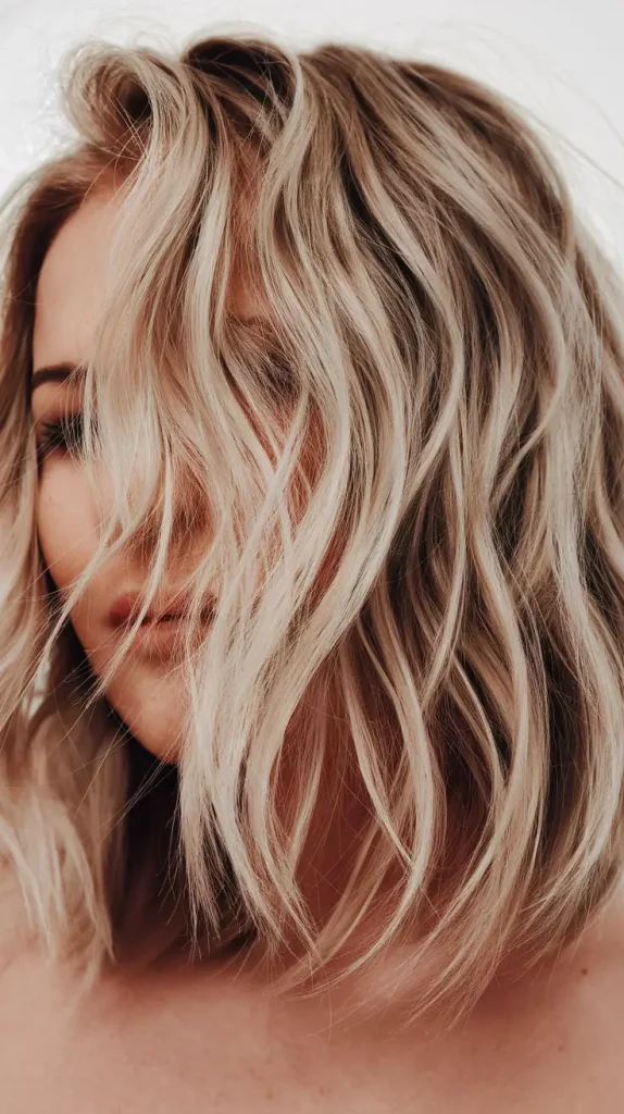 Wavy Shag Bob – Beachy & Effortless
