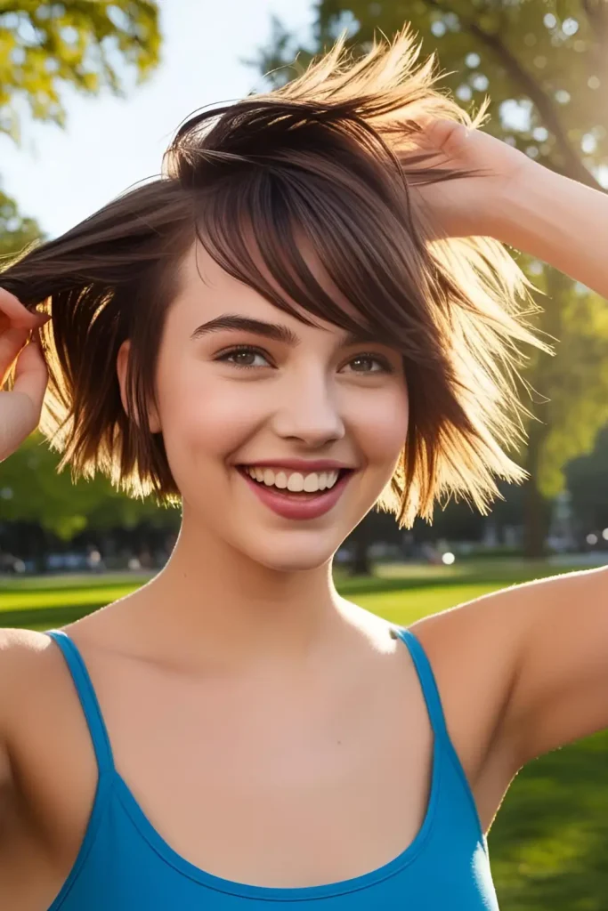  butterfly-cut-short-hair    Short Hair Might Lose Its Shape
