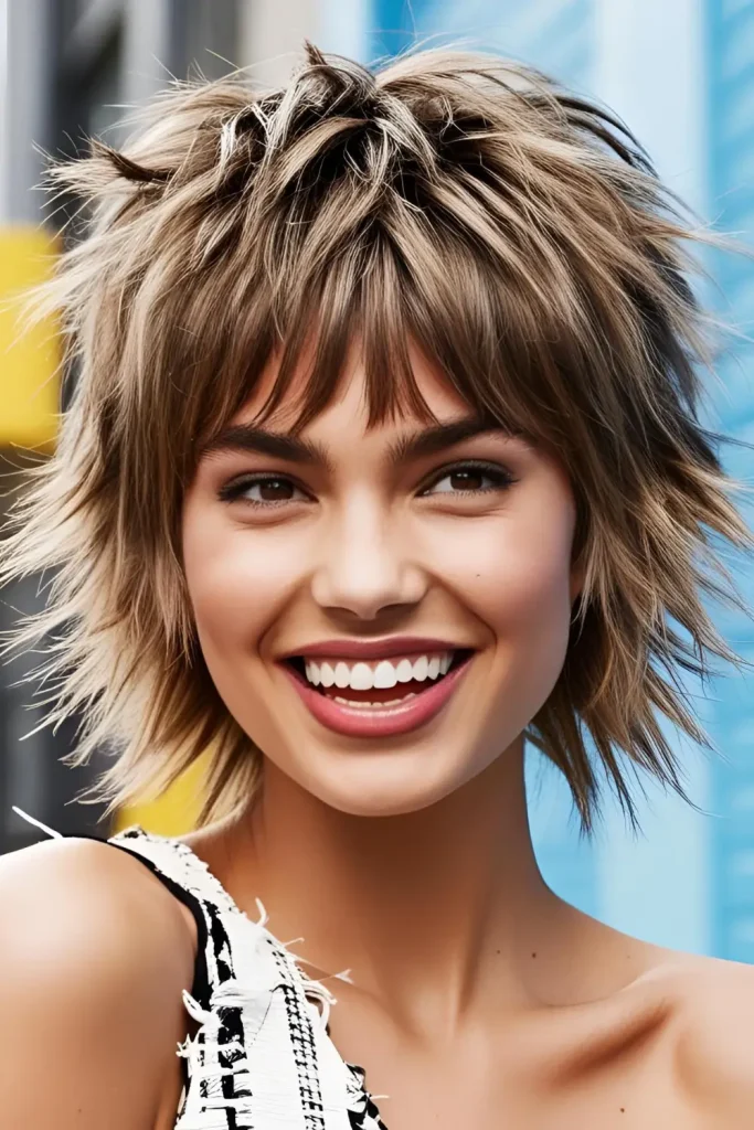 shaggy-wolf-cut-with-bangs     Not the Best Option for Every Face Shape