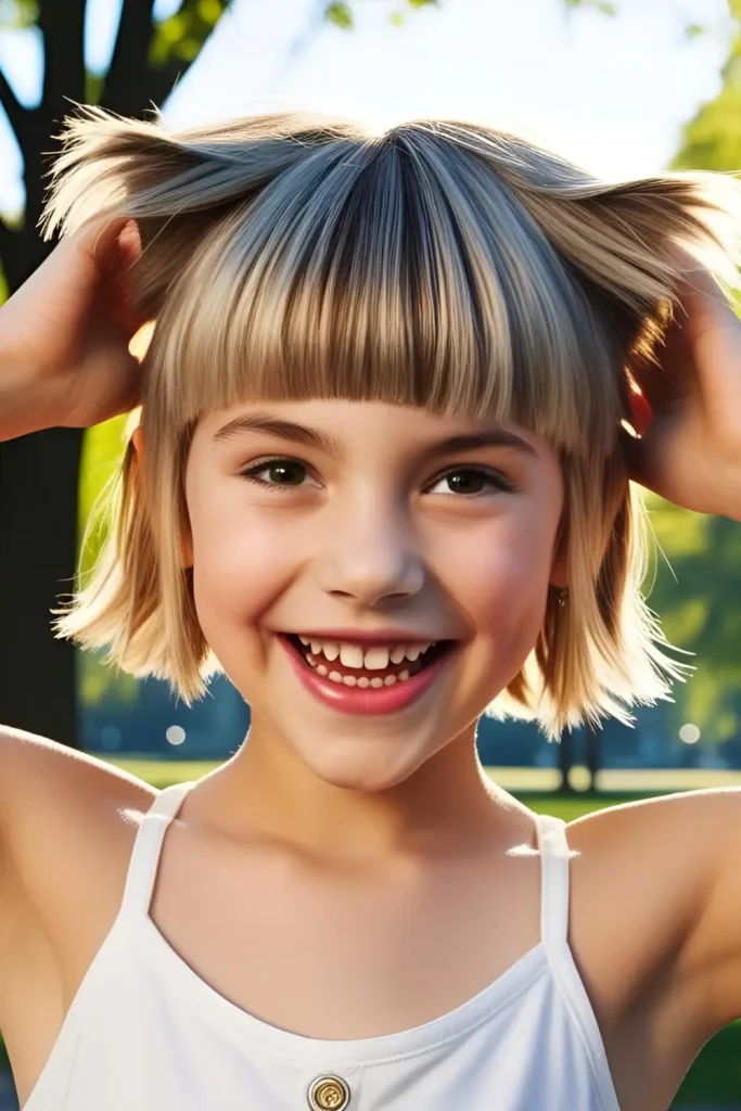 short-wolf-cut-with-curtain-bangs  Might Not Be Ideal for Growing Kids or Teens