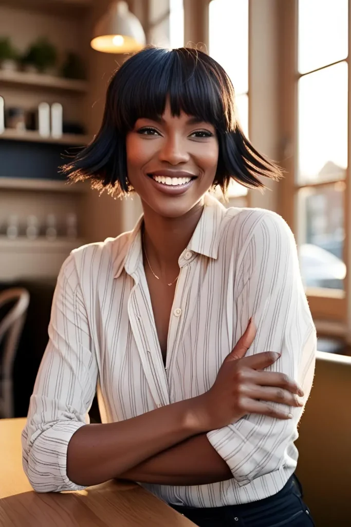 short-wolf-cut-with-curtain-bangs  Might Not Suit Every Lifestyle