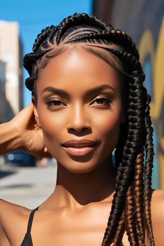  swirl-cornrows     May Not Suit Every Face Shape