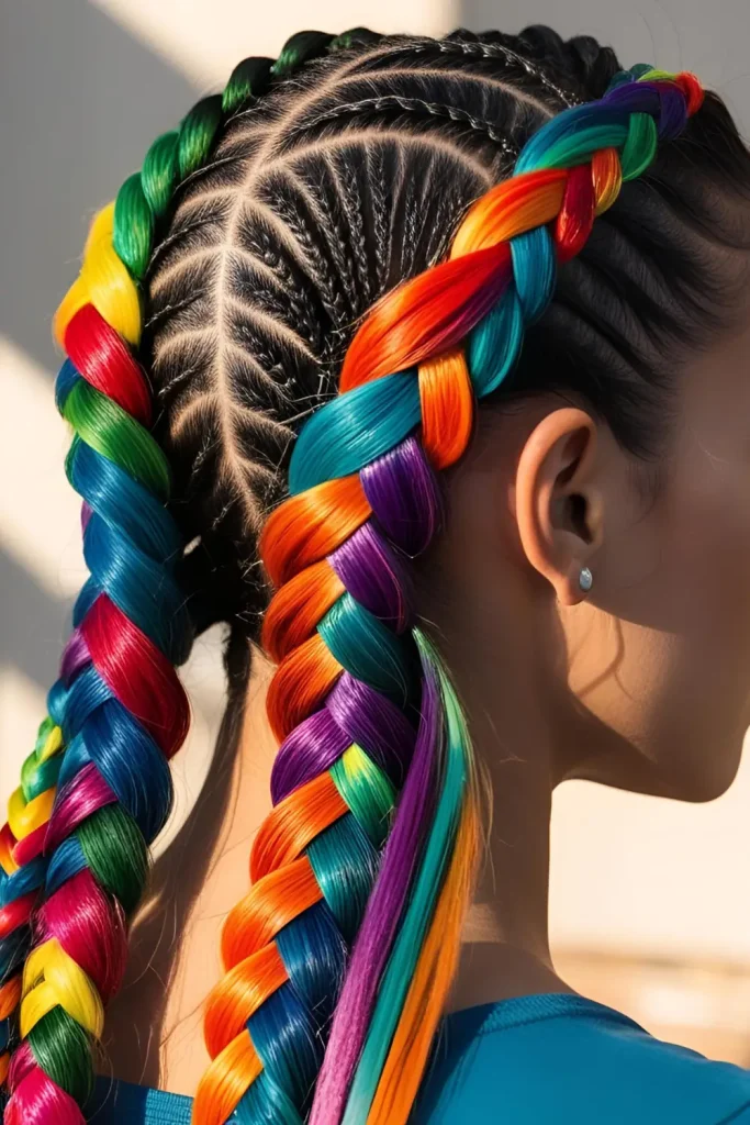 swirl-cornrows     Potential for Hair Damage