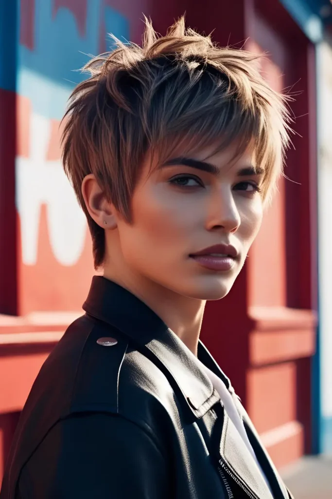 wolf-cut-without-bangs  Requires More Frequent Trims to Keep It Fresh