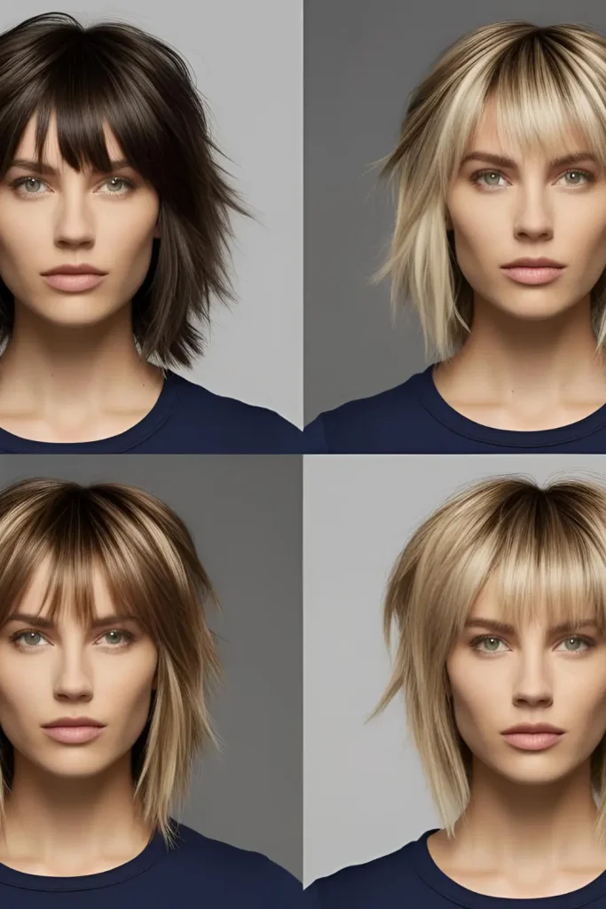 wolf-cut-without-bangs      The Style Can Feel Flat Without the Added Layers in Front