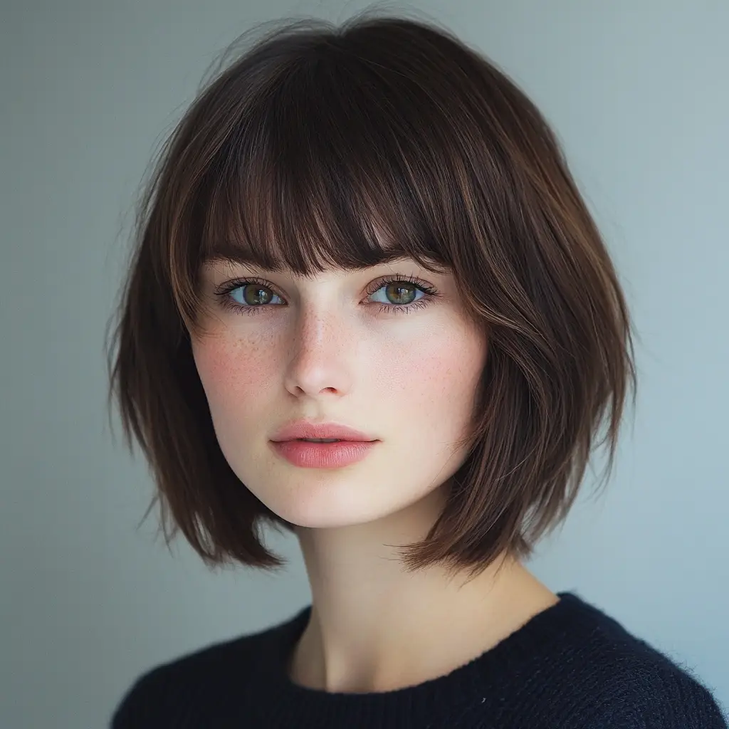 Ash Brown with Cool Highlights