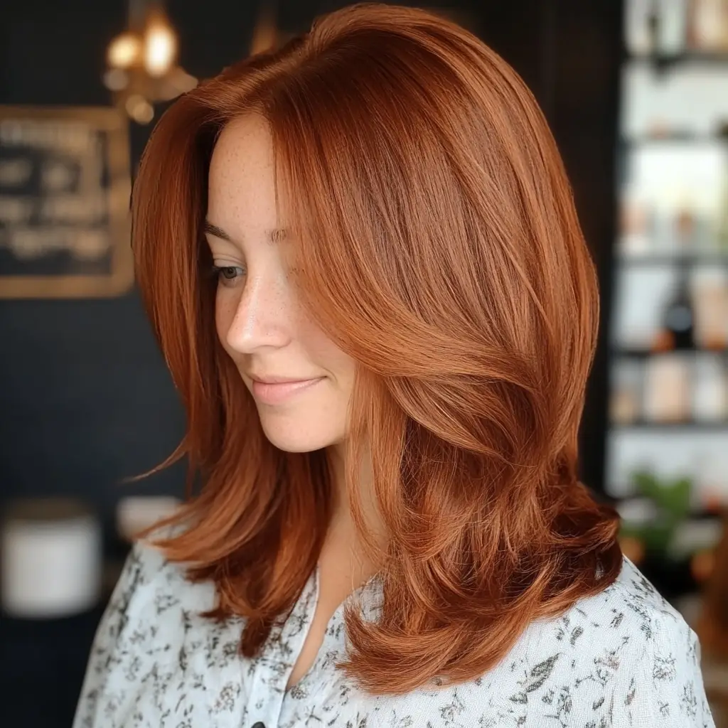 Auburn with Copper Highlights