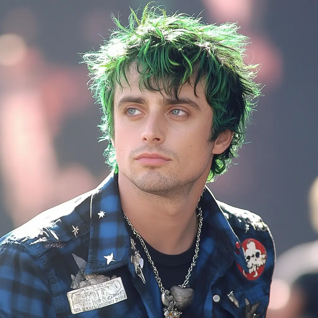 Billie Joe Armstrong’s Flat Green Hair