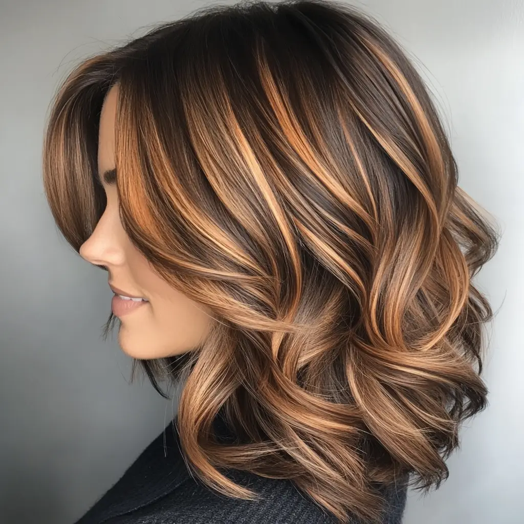 Chunky Caramel Highlights