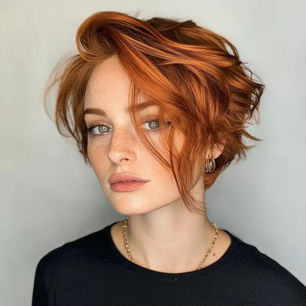 Copper flame crop
