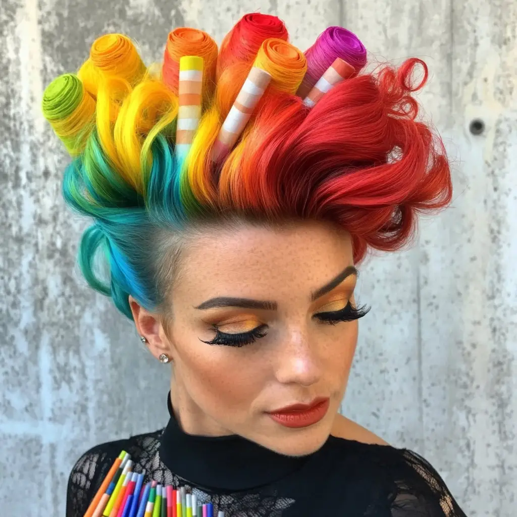 Crayon Box Hair