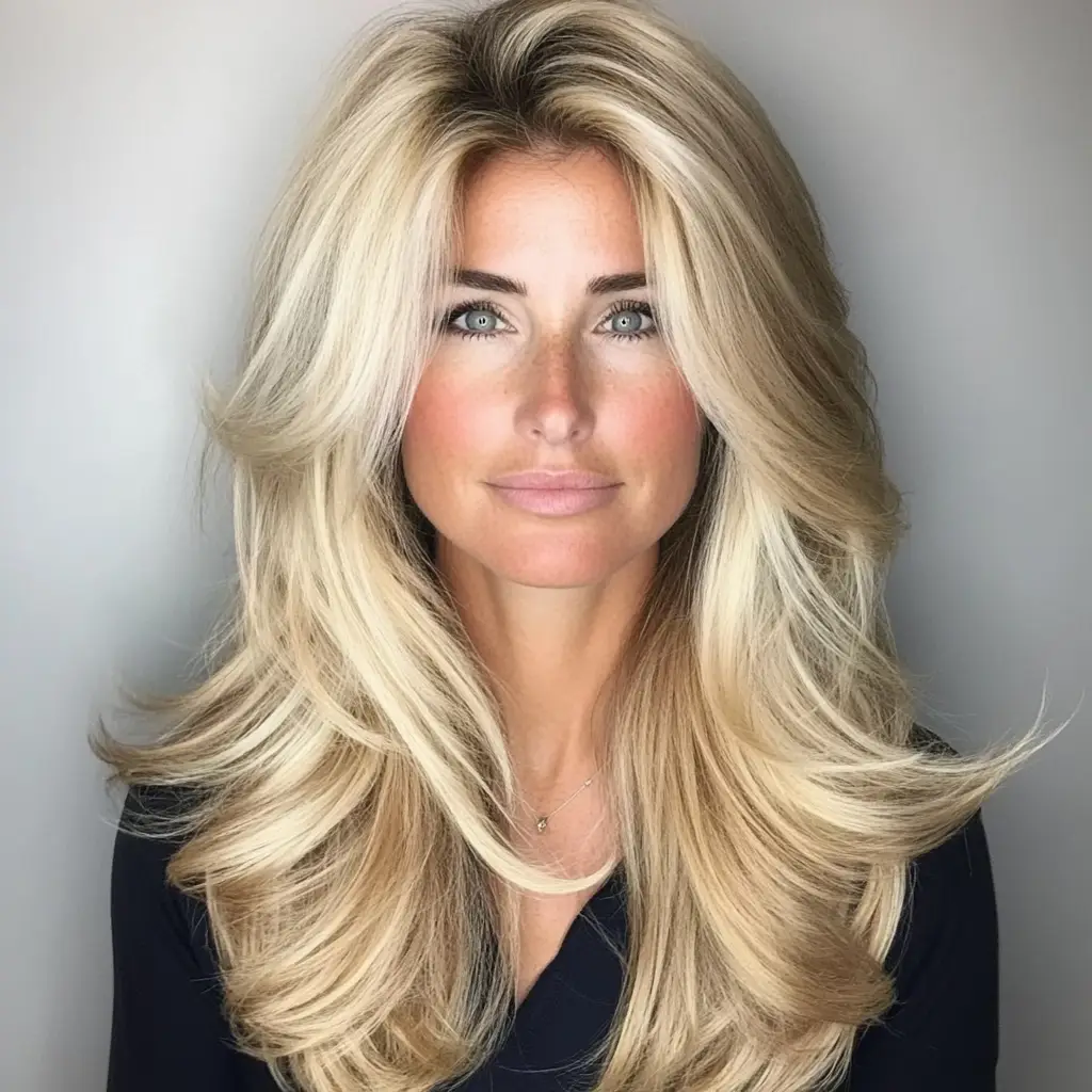 Dirty Blonde with Volume Layers