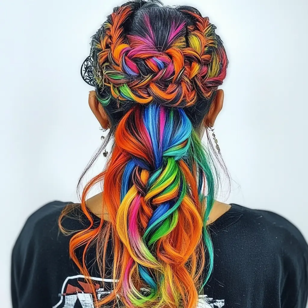 Graffiti Spray Hair Art