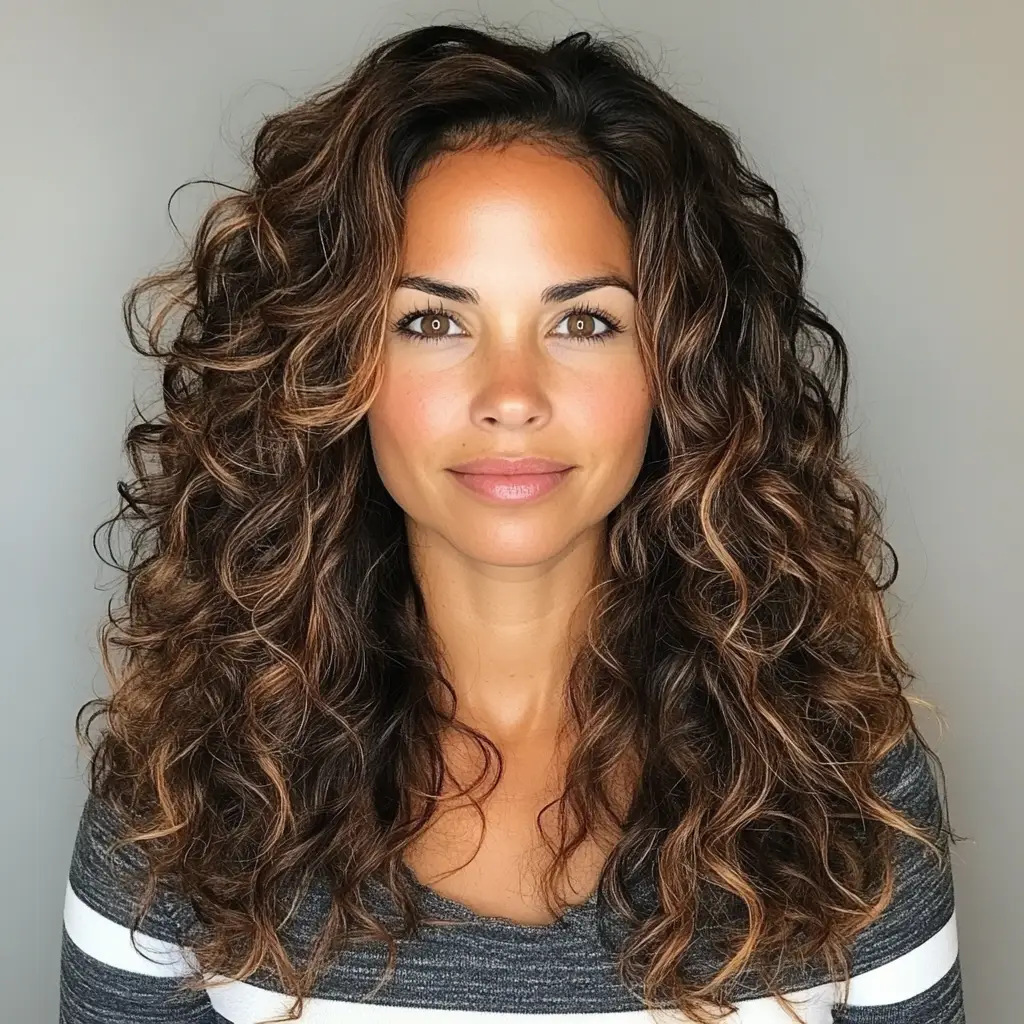 Long Layers with Peekaboo Highlights