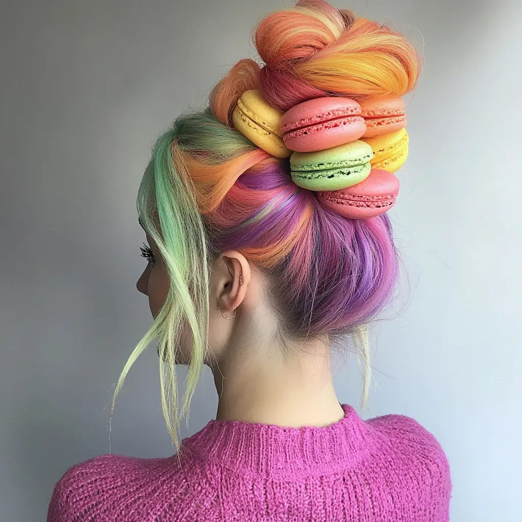 Macaron Bun Stack