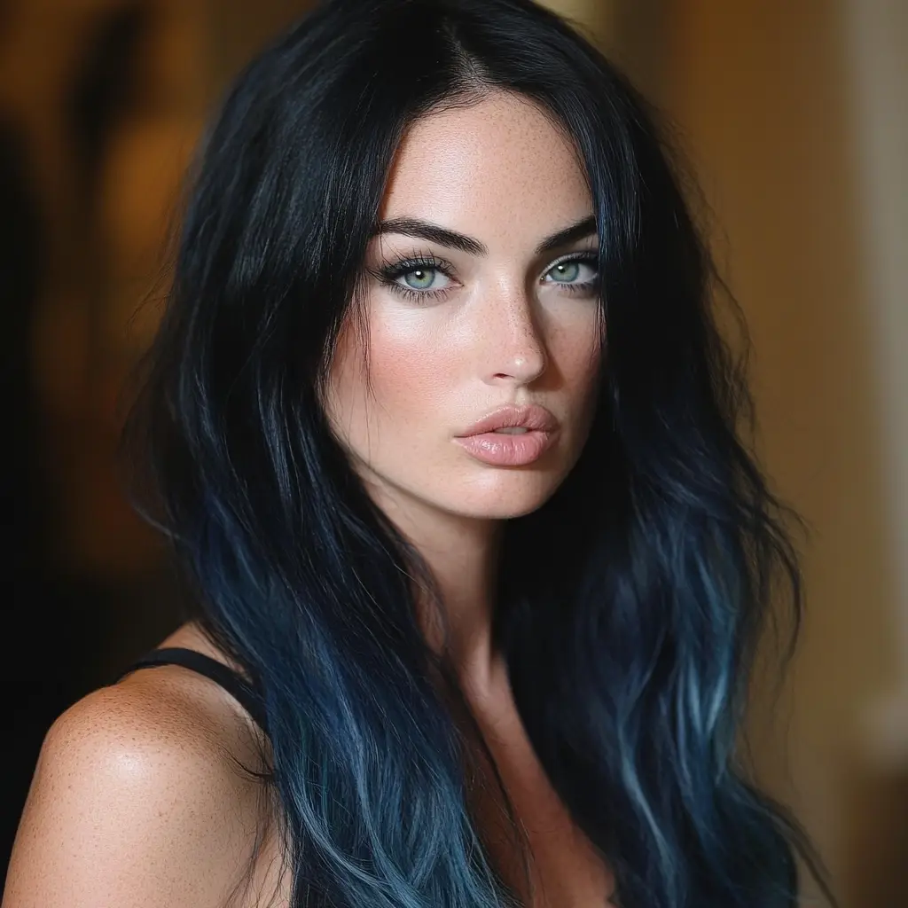 Megan Fox’s Blue-Black Disaster