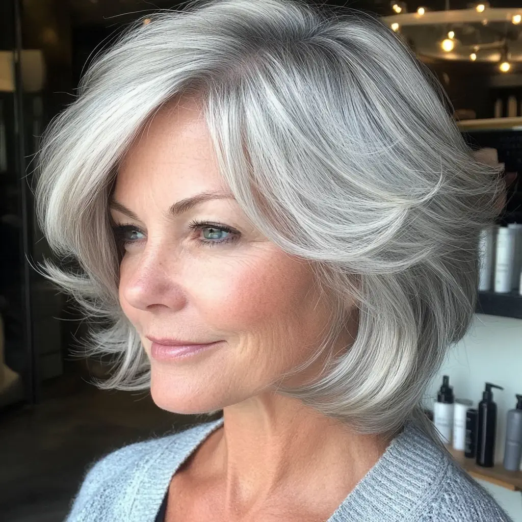 Natural Gray with Lowlights