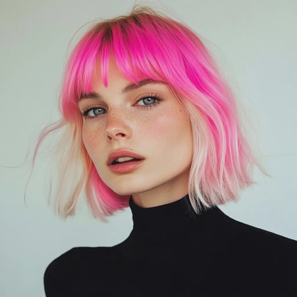 Neon Pink Tips