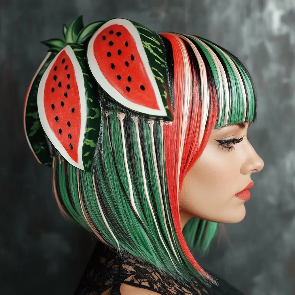 Watermelon Slice Bob