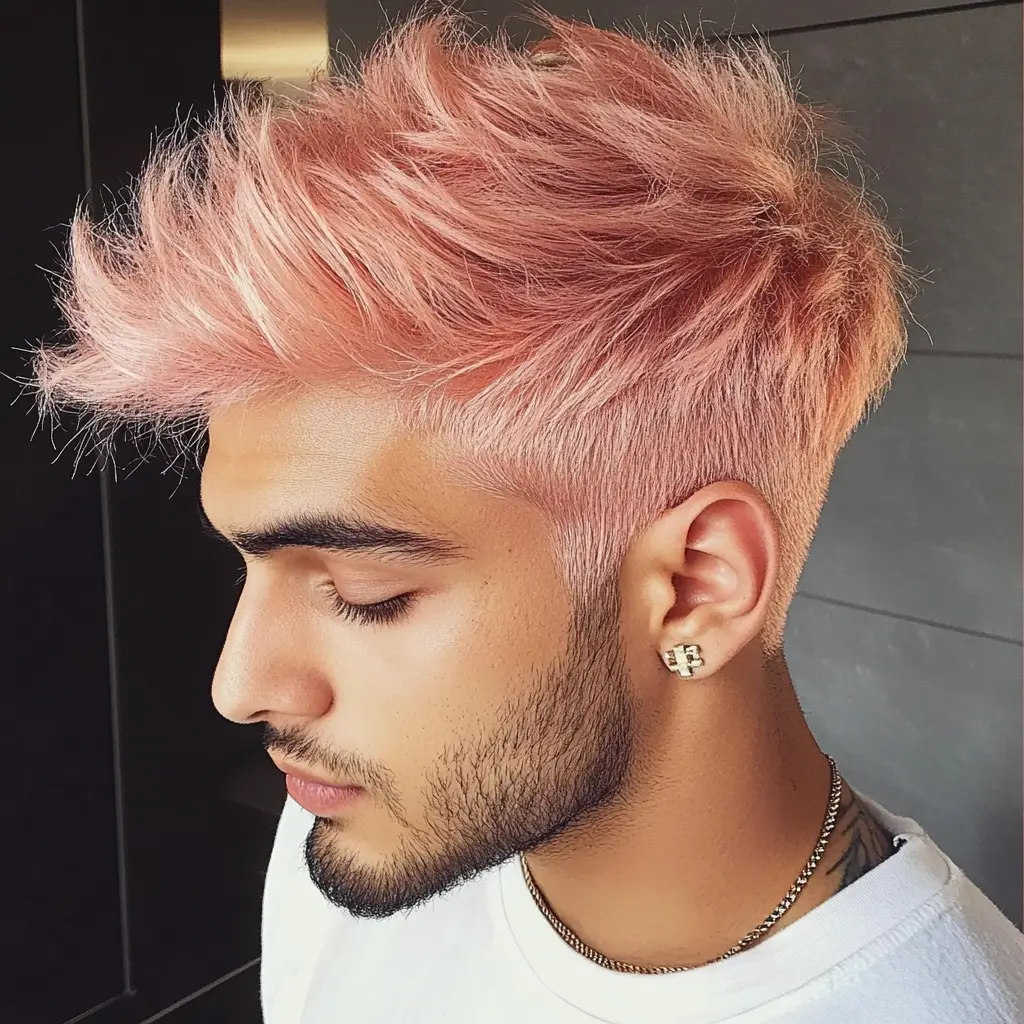 Zayn Malik’s Rose Gold Buzz