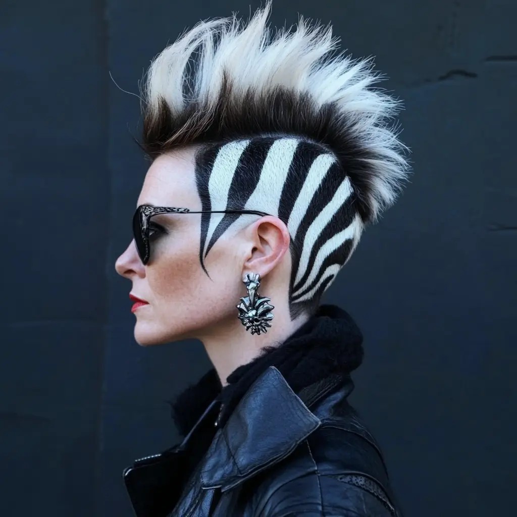 Zebra Stripe Fauxhawk