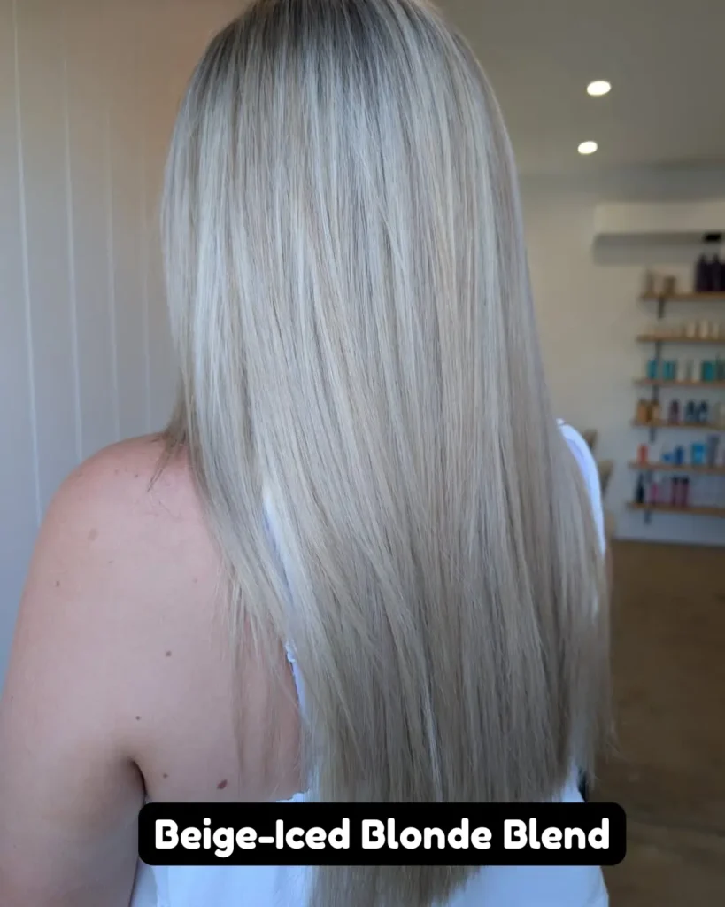 Beige-Iced Blonde Blend