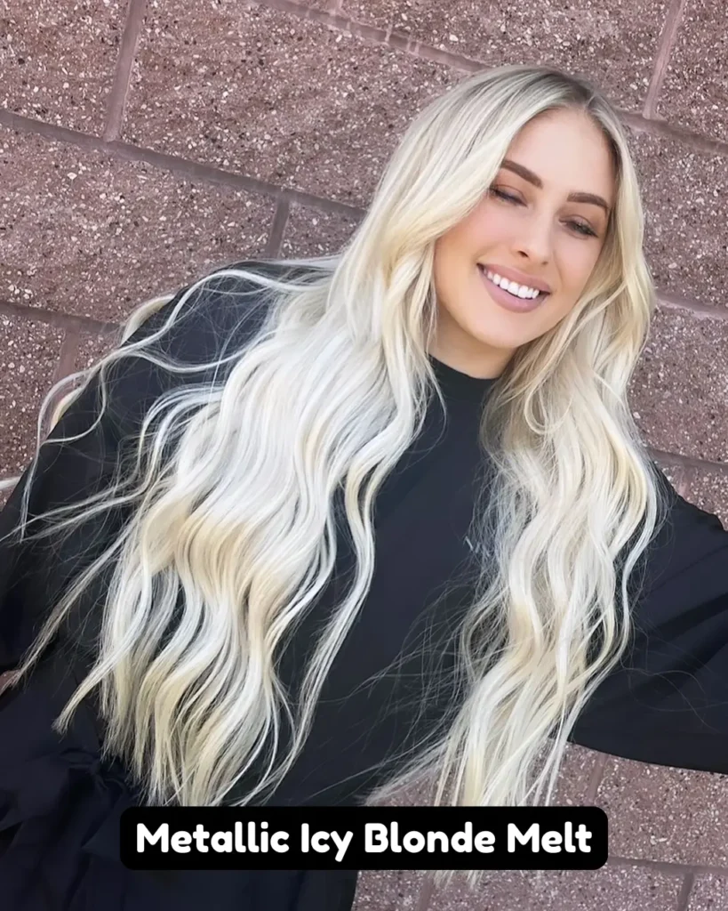 Metallic Icy Blonde Melt
