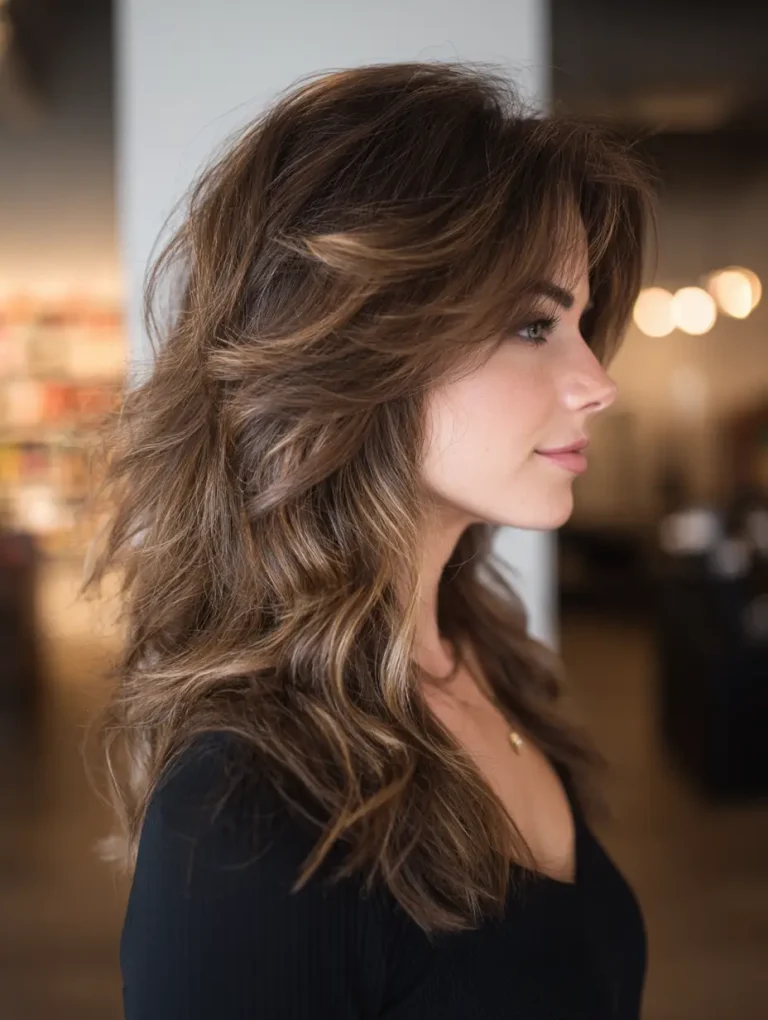 24 Brown Wolf Cut Ideas That Embrace Wild Texture and Natural Color