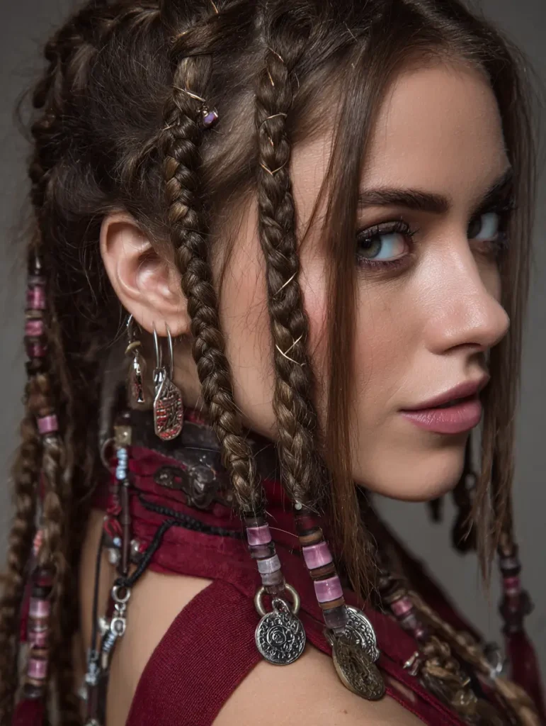 Braid with Beads and Accessories
