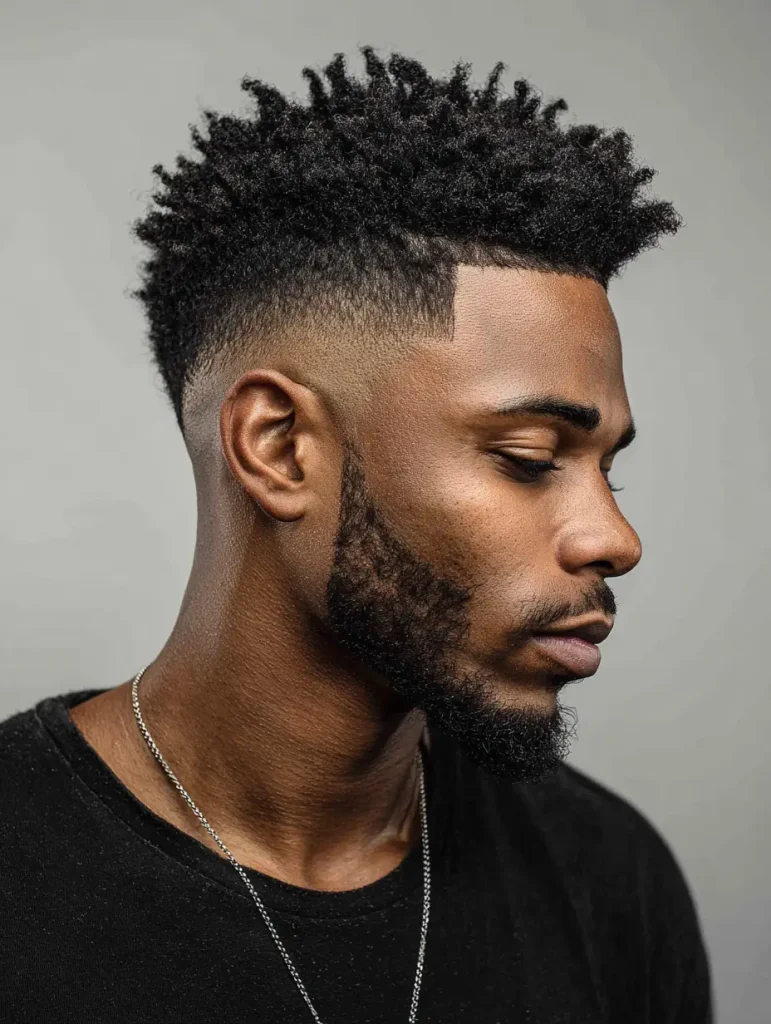 Burst Fade Afro