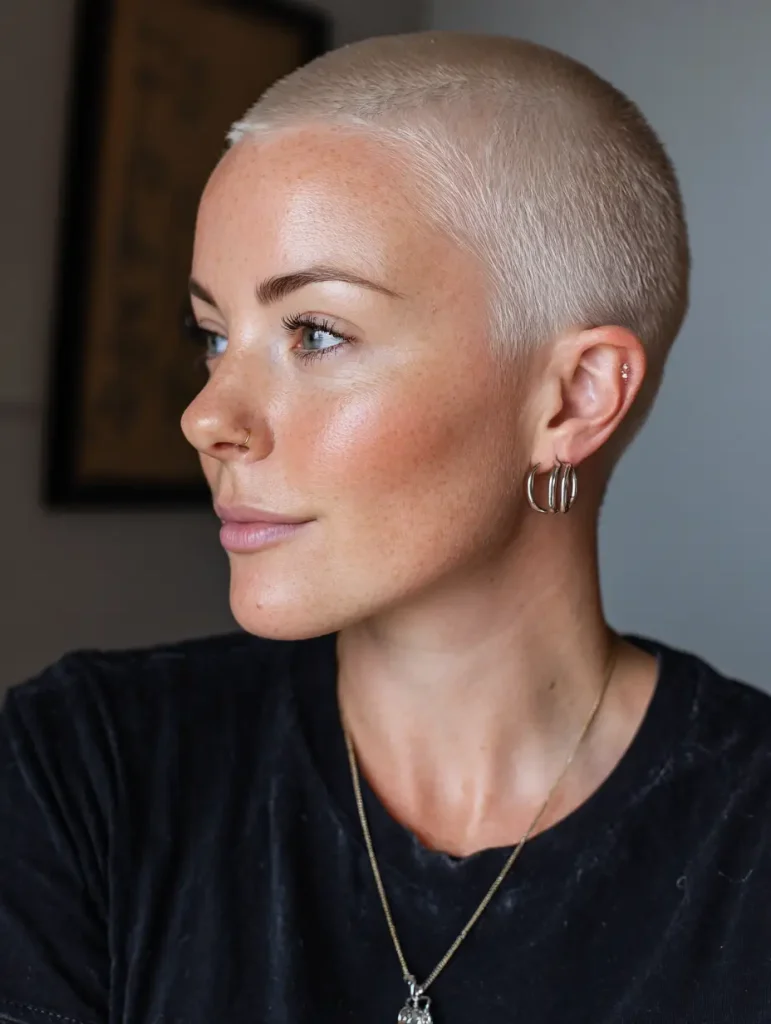 Buzz Cut with Shadow Root