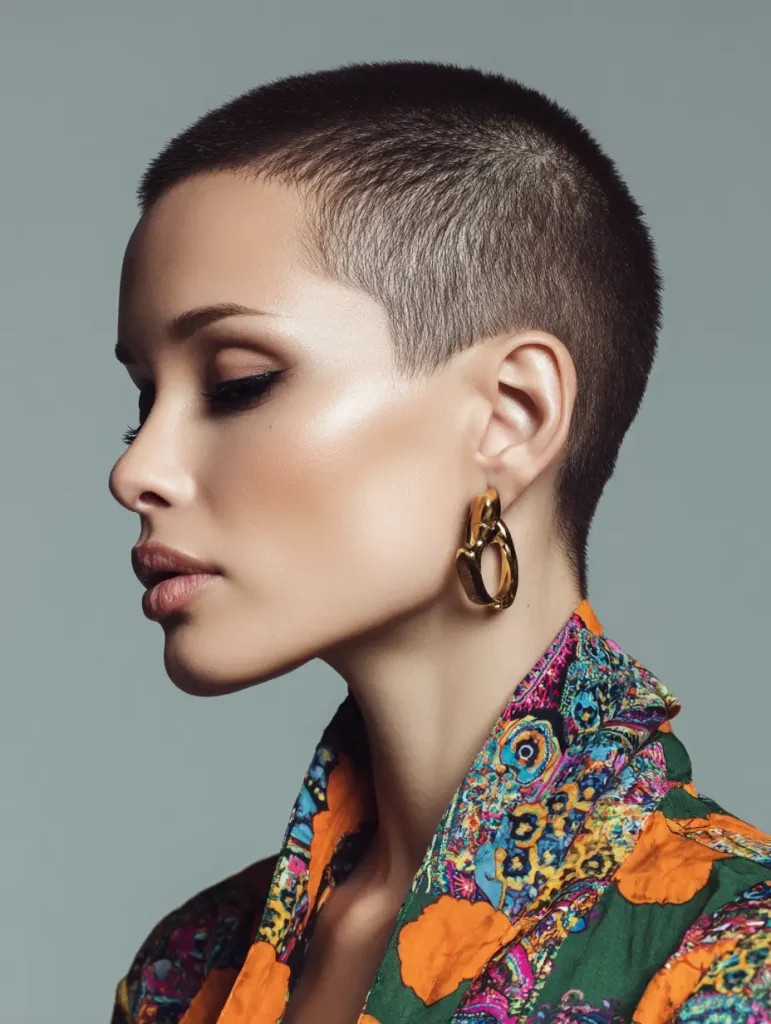 Buzz Cut with Tapered Edges