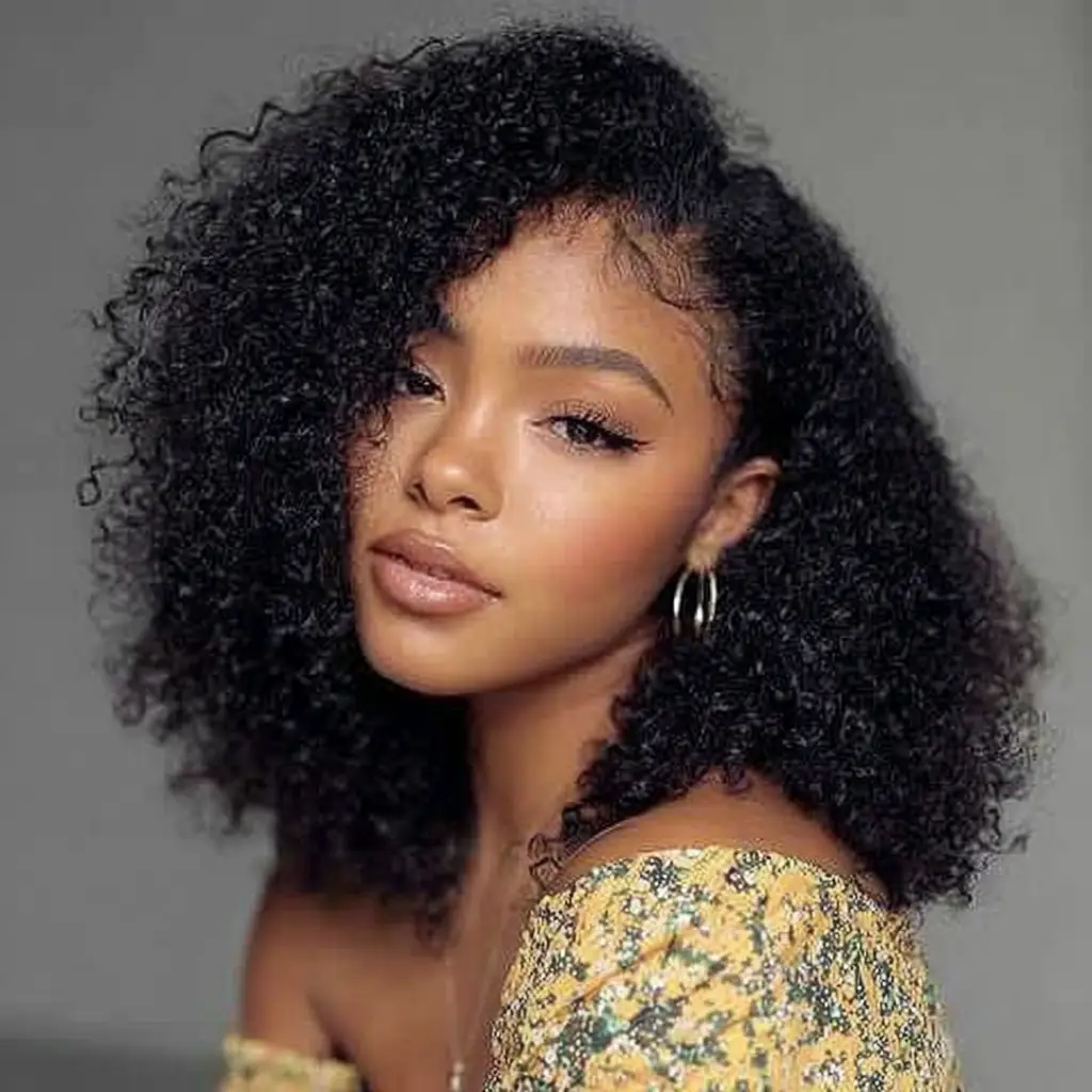 Curly Afro Lace Frontal