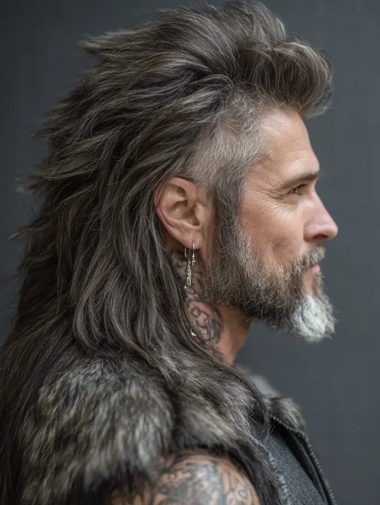 Deep Mocha Wolf Cut