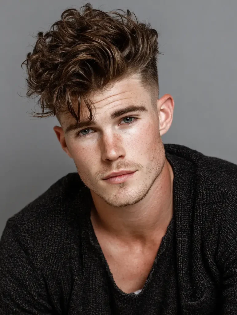 Espresso Brown Wolf Cut