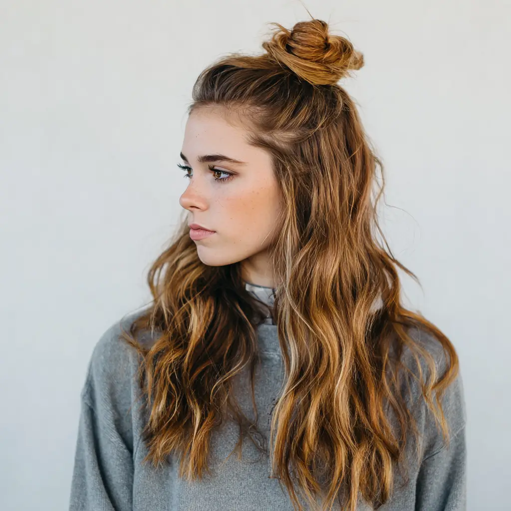 Half-Up Top Knot