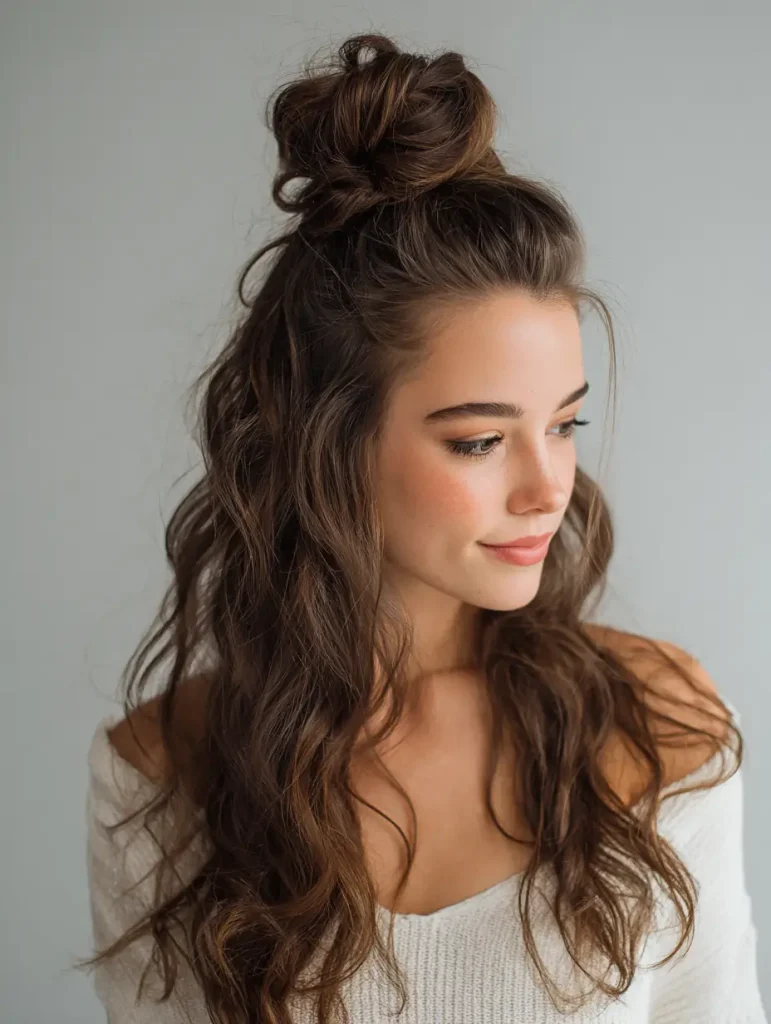 Half-Up Top Knot