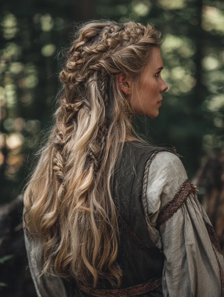 Halo Braid with Flowing Layers