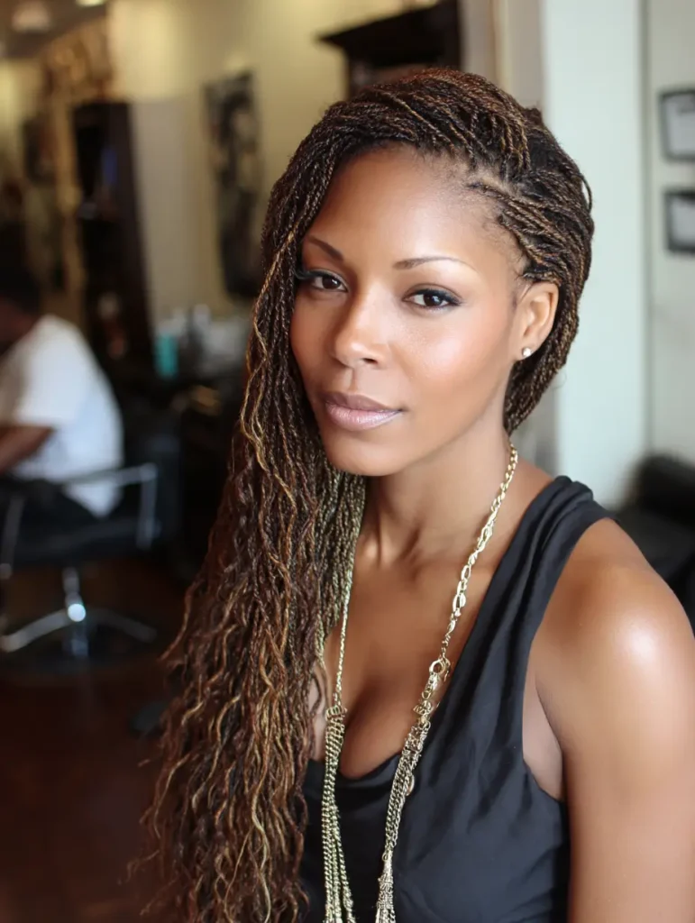 Highlighted Micro Braids
