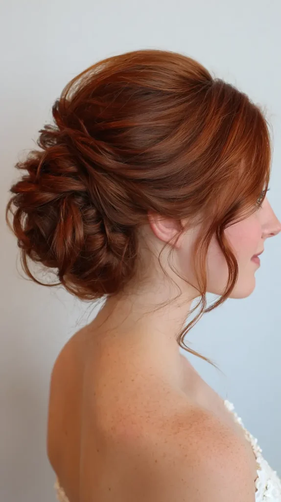 Messy Braided Updo