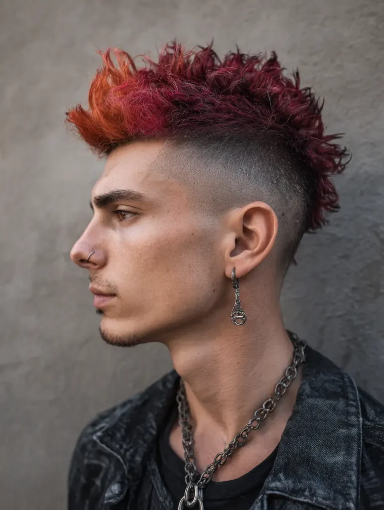 Mohawk Temple Fade